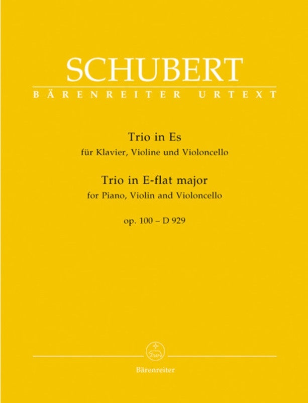 Trio No 2 E Flat Op 100 Violin Vc Piano Book