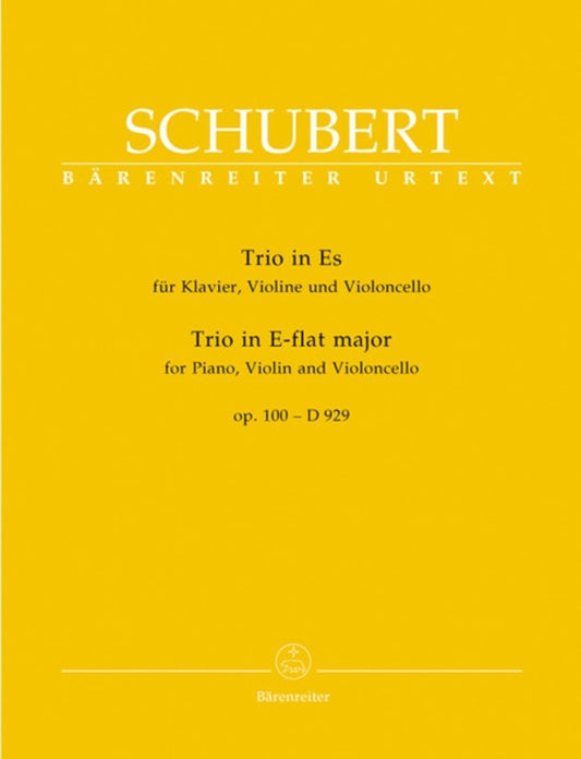 Trio No 2 E Flat Op 100 Violin Vc Piano Book