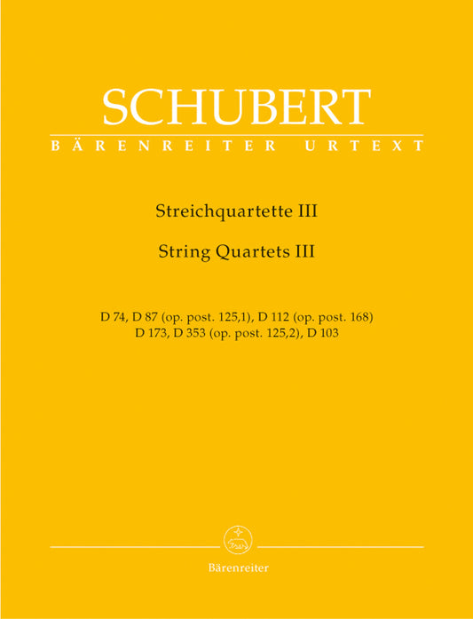 String Quartets Iii