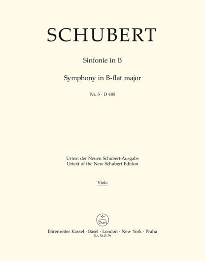 Symphony No 5 Viola Sheet Music