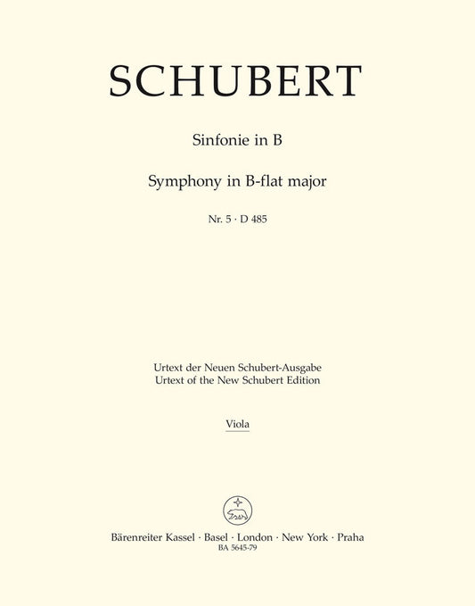 Symphony No 5 Viola Sheet Music