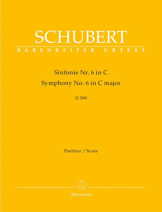 Symphony No 6 in C D589 for Full Orchestra Sheet Music