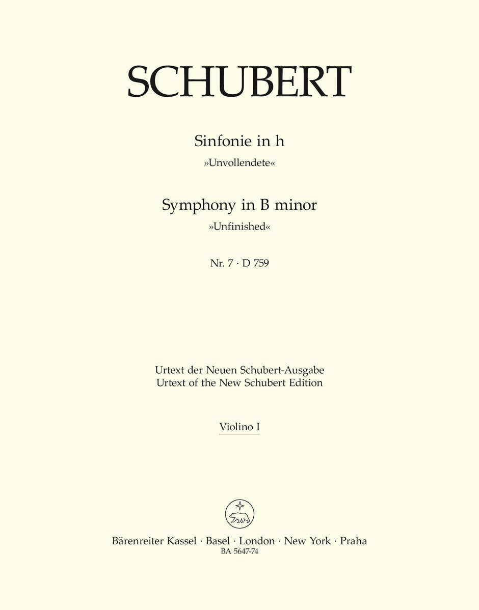 Symphony No 7 Unfinished Violin 2 Sheet Music