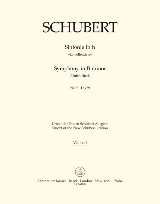 Symphony No 7 Unfinished Violin 2 Sheet Music