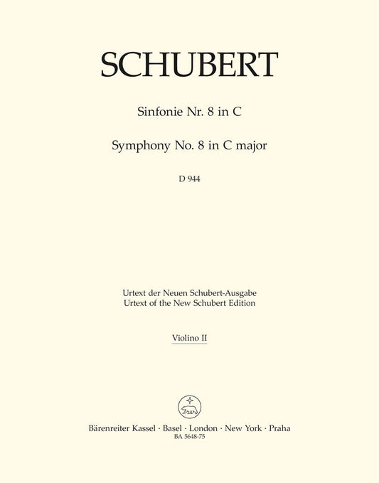 Symphony No 8 in C for Viola Sheet Music