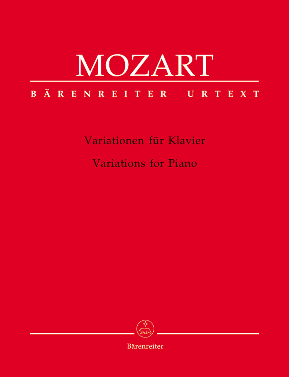 Mozart Variations for Piano Sheet Music