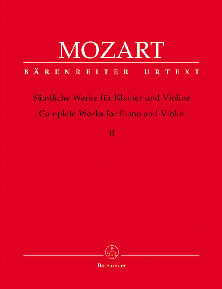 Complete Works For Violin And Piano, Volume Ii