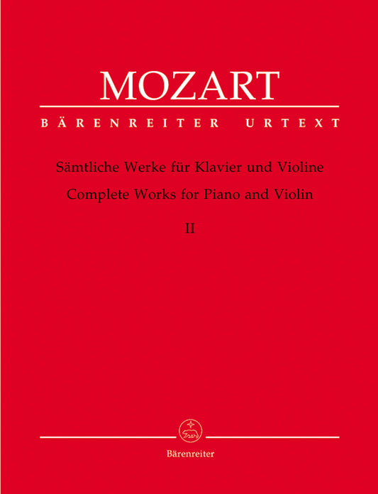 Complete Works For Violin And Piano, Volume Ii