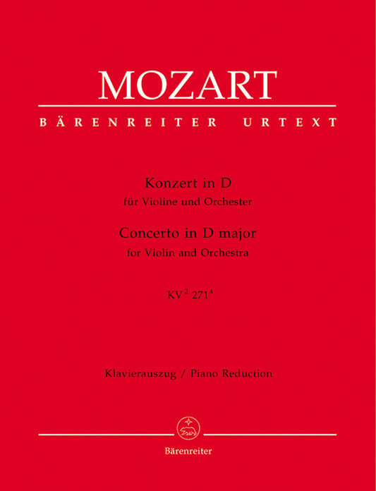 Concerto For Violin And Orchestra In D Major K². 271A (271I)