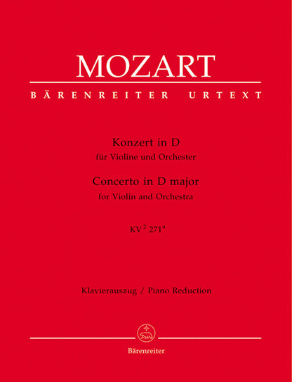 Concerto For Violin And Orchestra In D Major K². 271A (271I)