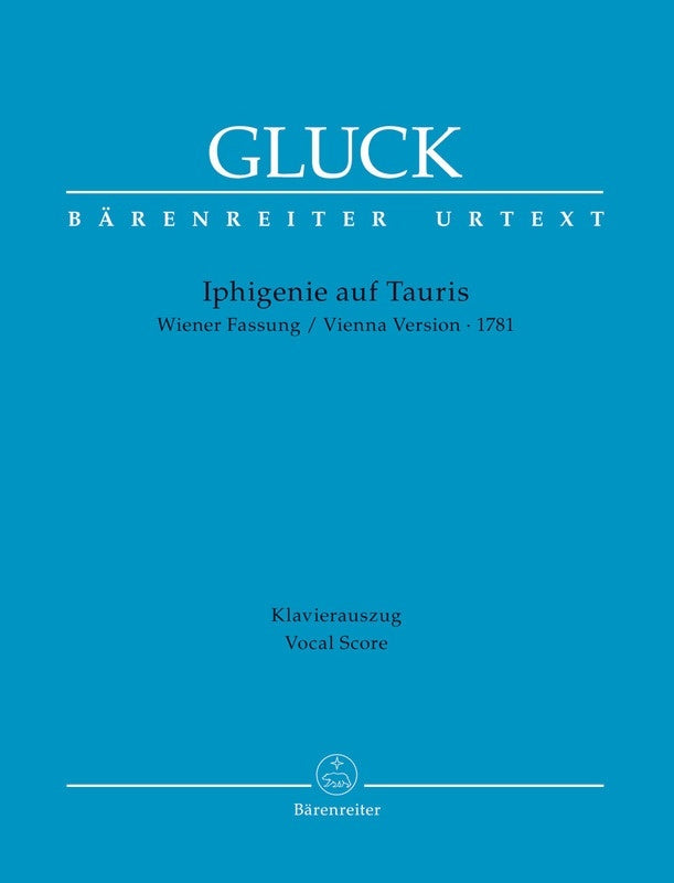 Gluck - Ighigenie Auf Tauris Vocal Score Softcover Book (Classical Vocal)