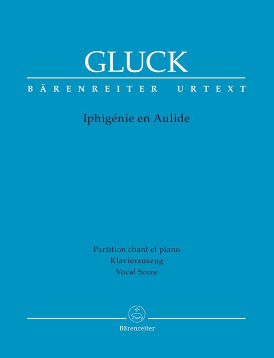 Gluck - Ighigenie En Aulide Vocal Score Softcover Book (Classical Vocal)