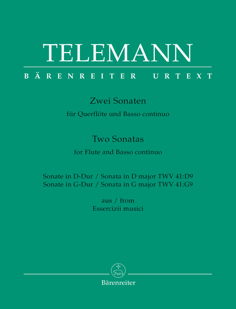 Two Sonatas For Flute And Basso Continuo