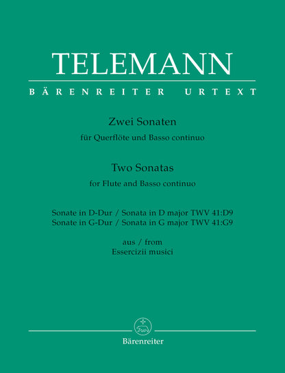 Two Sonatas For Flute And Basso Continuo