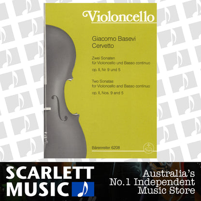 Sonatas for Cello and Bass Continuo 2 — view 2