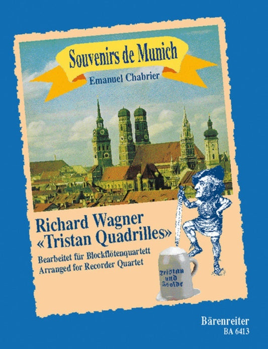 Souvenirs De Munich Arr Recorder Quartet Book