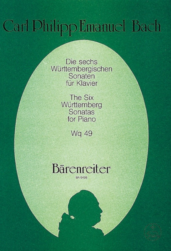 Wurttemberg Sonatas 6 Wq 49 Ed Steglich
