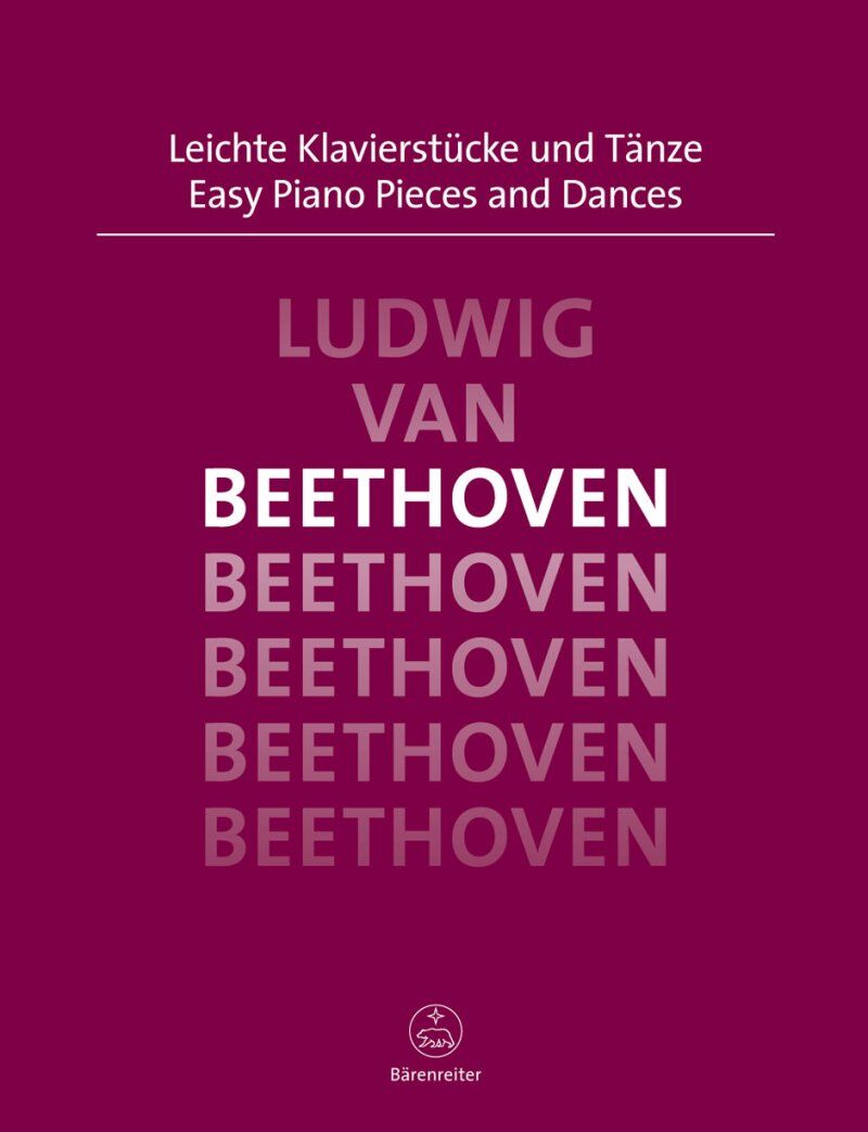 Beethoven Easy Piano Pieces and Dances Urtext by Barenreiter, 32 Pages