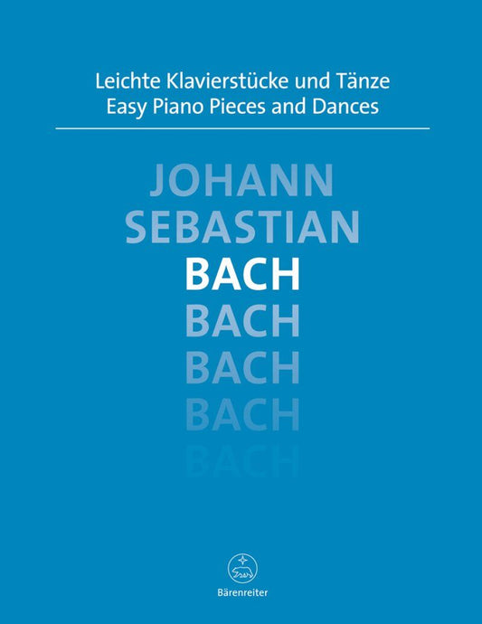 Bach - Easy Piano Pieces and Dances Urtext, 32 Pages, Barenreiter