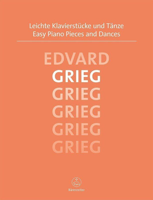 Grieg Easy Piano Pieces and Dances Urtext by Barenreiter