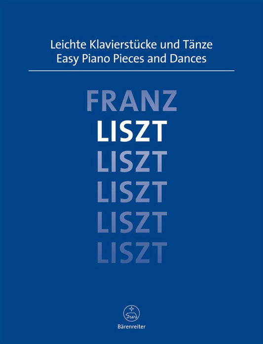 Liszt Easy Piano Pieces and Dances Urtext Edition by Barenreiter, 31 Pages