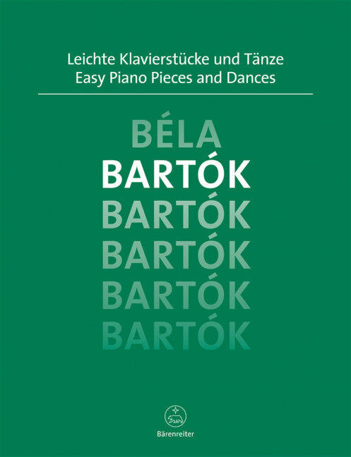 Easy Piano Pieces and Dances Bartok by Bela Bartok, Arranged by Michael Topel, Barenreiter BA6587