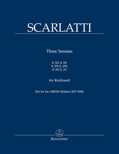 Scarlatti - 3 Sonatas K323 K378 K162 for Piano - Barenreiter, 11 Pages — view 2
