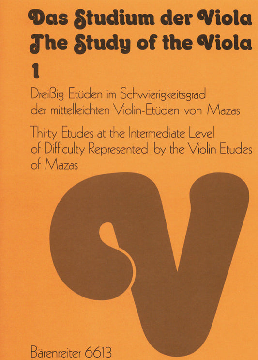 Study of the Viola Book 1 Ed Druner