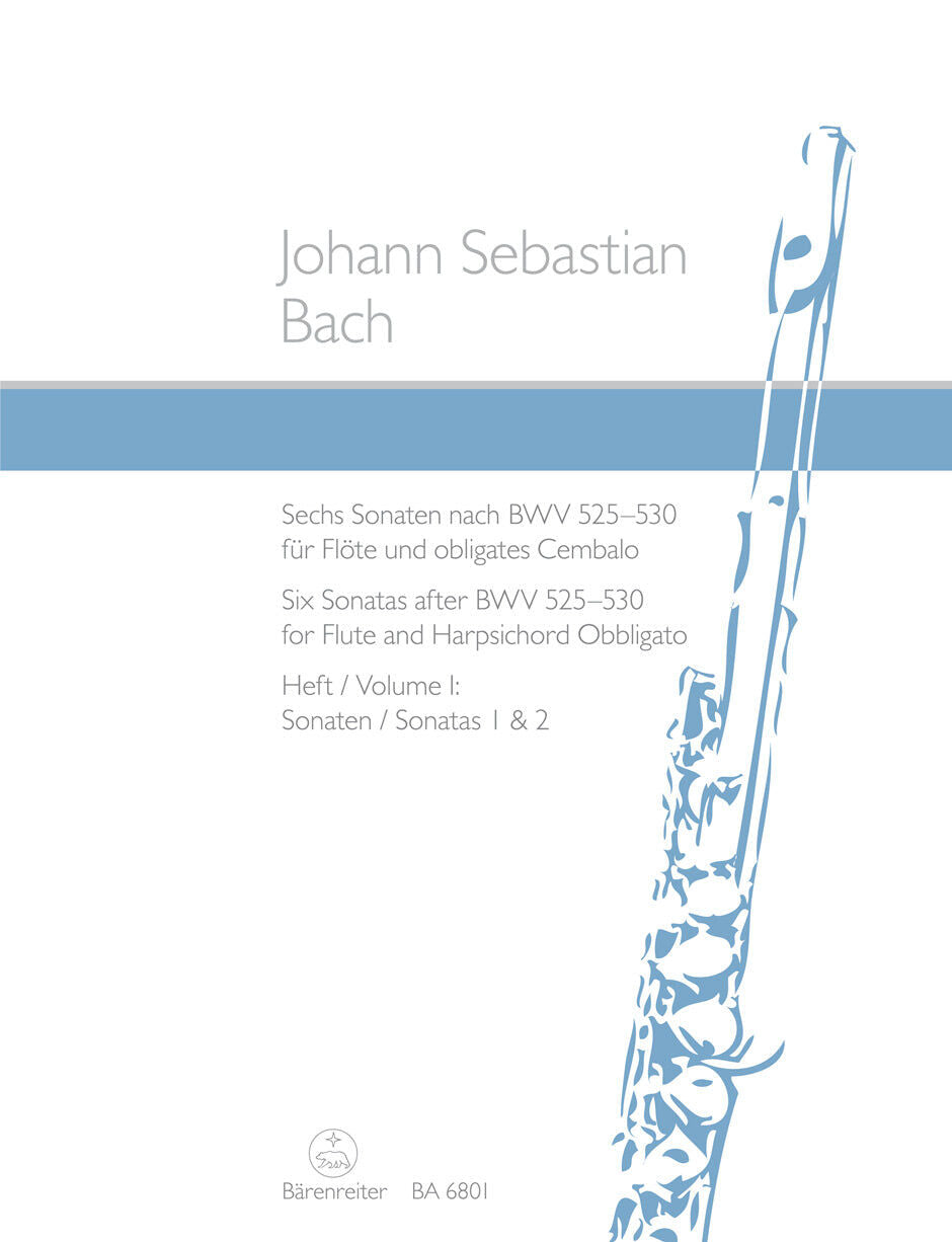 Sonatas 6 BK 1 BWV525/6 Flute Sheet Music