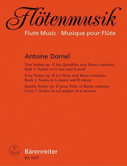 Four Suites For Flute And Basso Continuo Op. 2