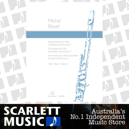 Six Sonatas For Flute And Basso Continuo Op. 2/1-3 — view 2