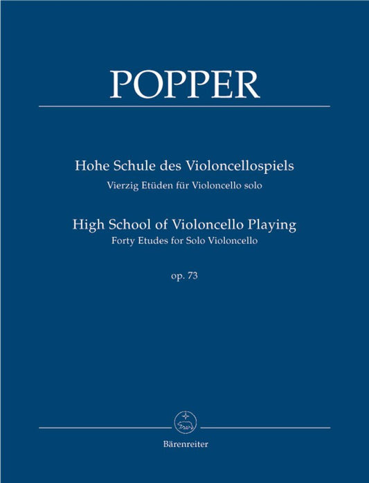 Popper - High School of Cello Playing 40 Etudes Op. 73