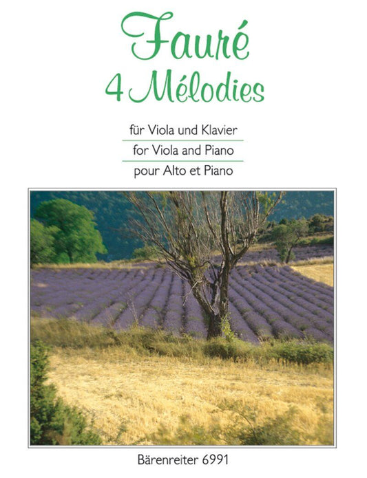 Faure - 4 Melodies for Viola and Piano