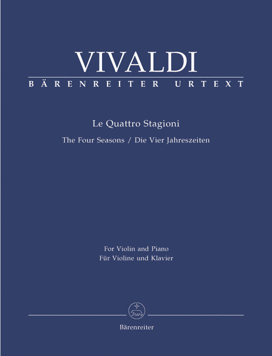 The Four Seasons Violin/Piano - Critical Edition of Vivaldi’s Concertos