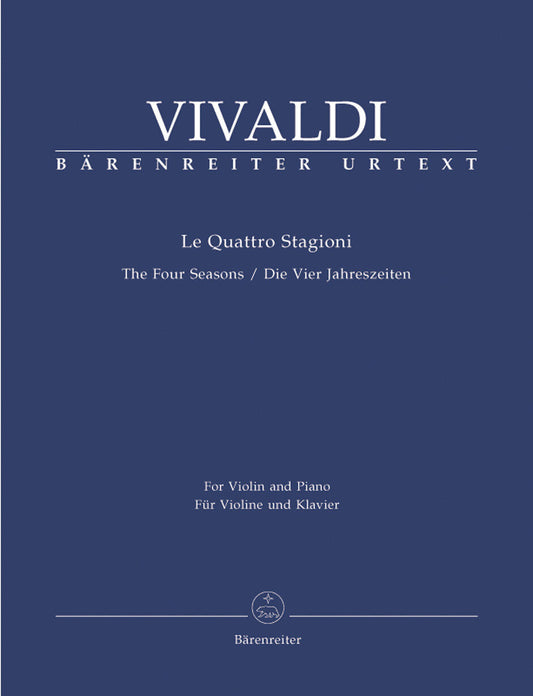 The Four Seasons Violin/Piano - Critical Edition of Vivaldi’s Concertos