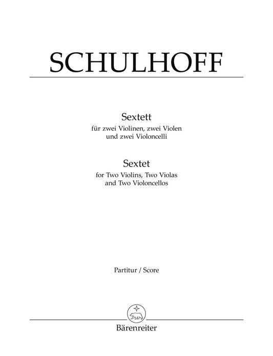 Sextet For Two Violins, Two Violas And Two Violoncellos