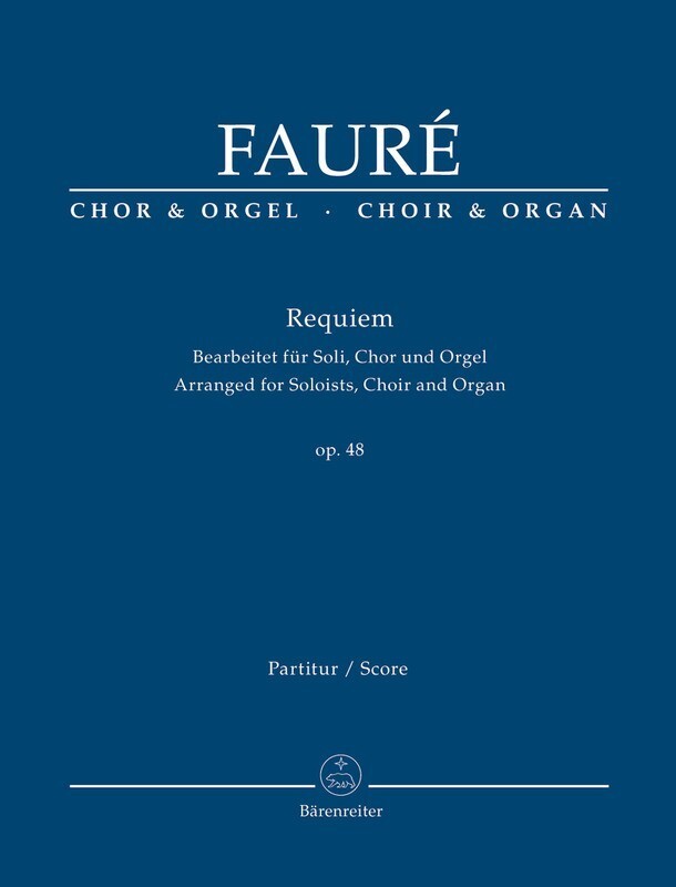 Faure - Requiem Op 48 SATB Vocal Score (Softcover Book) Book