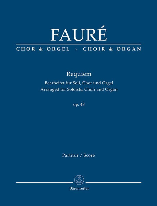 Faure - Requiem Op 48 SATB Vocal Score (Softcover Book) Book