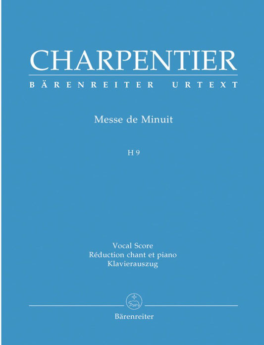 Charpentier Messe de Minuit H9 Vocal Score, Barenreiter, 54 Pages, Urtext Series