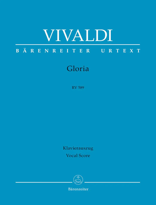Gloria RV589 Vocal Score - Vivaldi Barenreiter BA7674-90