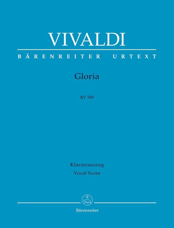 Gloria Rv 589 SATB Latin Urtext