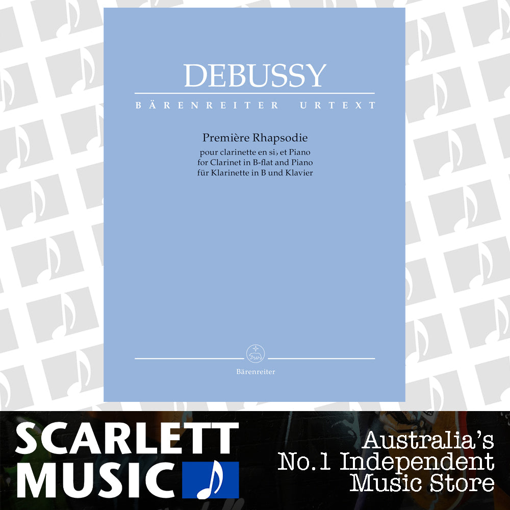 Première Rhapsodie For Clarinet In B-Flat And Piano — view 2