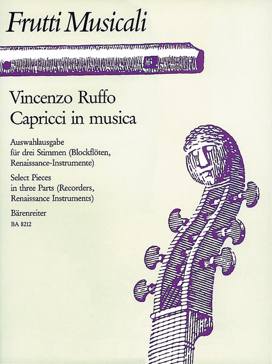 Venuskraenzlein 1609 Recorder Sheet Music