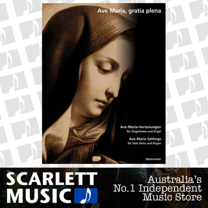 Ave Maria Gratia Plena SATB Choral Sheet Music — view 2