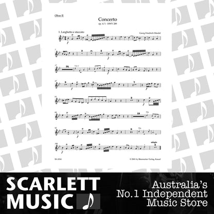 Concerto For Organ And Orchestra In G Minor Op. 4/1 Hwv 289 — view 2