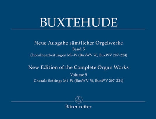 Organ Works Book 5 Buxww 207-224 Book