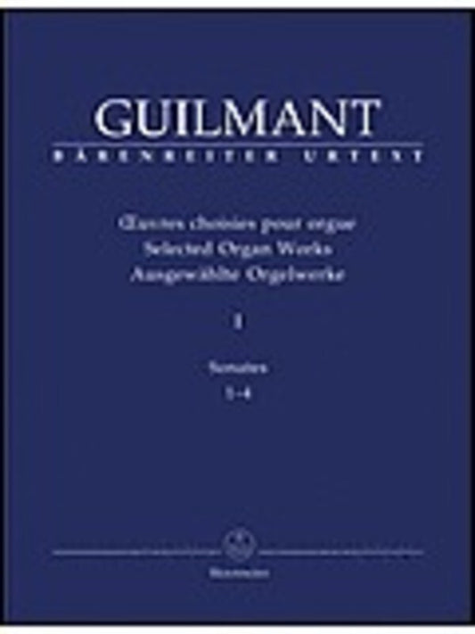 Selected Organ Works Book 1 Sonatas 1-4 Urtext Book