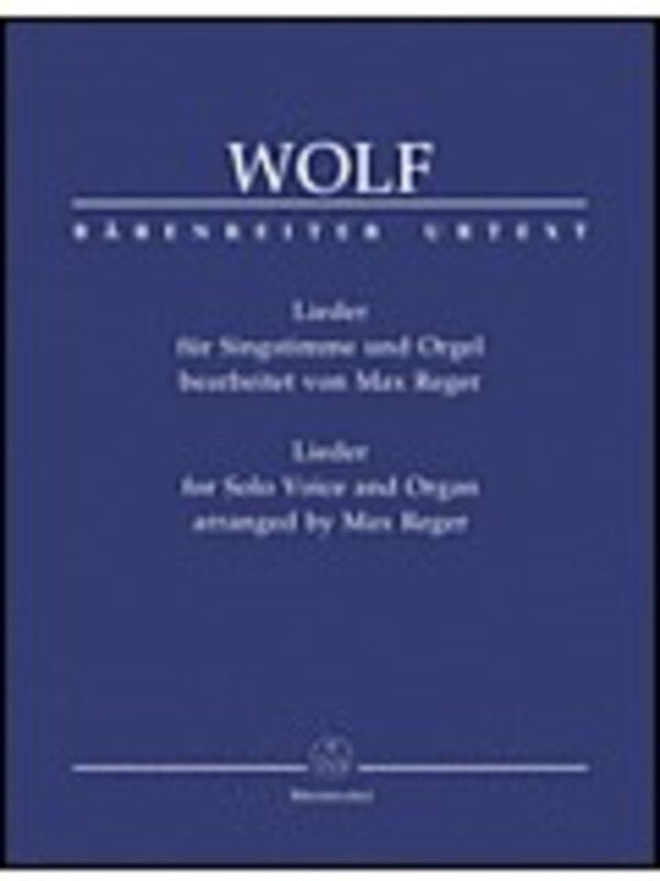 Sacred Songs Arr Reger Voc/Org