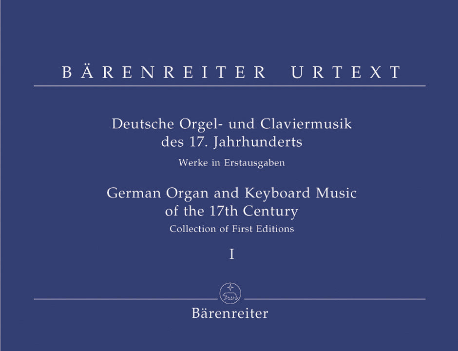 German Organ And Keyboard Music Of The 17th Century, Volume I