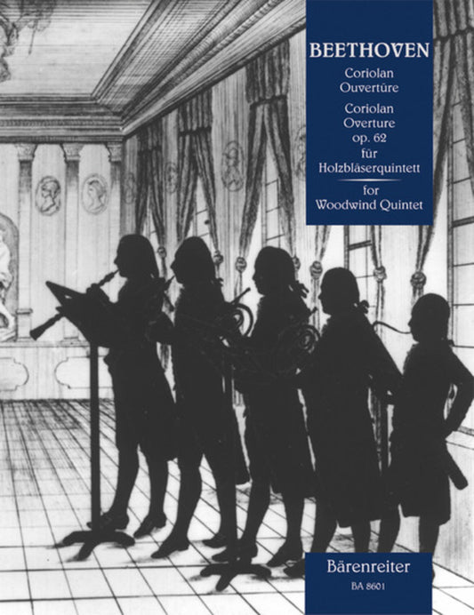 Corionline Audion Overture Op 62 Arr Woodwind Quintet Book